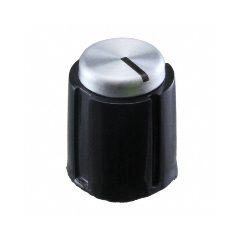 1 pcs : 1200BJ - KNOB SMOOTH 0.250' PHENOLIC