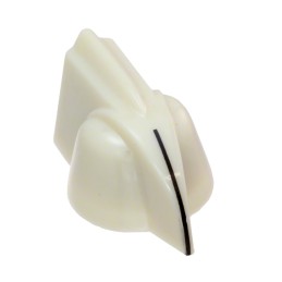 1 pcs : 2300BQ - KNOB SMOOTH 0.250' PLASTIC