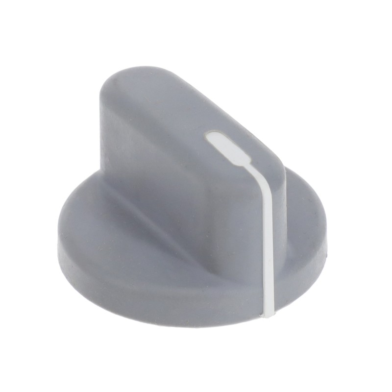 1 pcs : 1506-D - KNOB SMOOTH W/SKIRT 0.250' NYLON