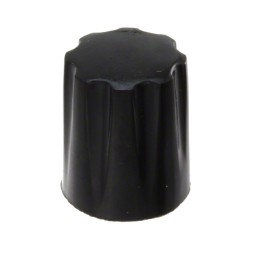 1 pcs : 1900 - KNOB SERRATED 0.250' PHENOLIC