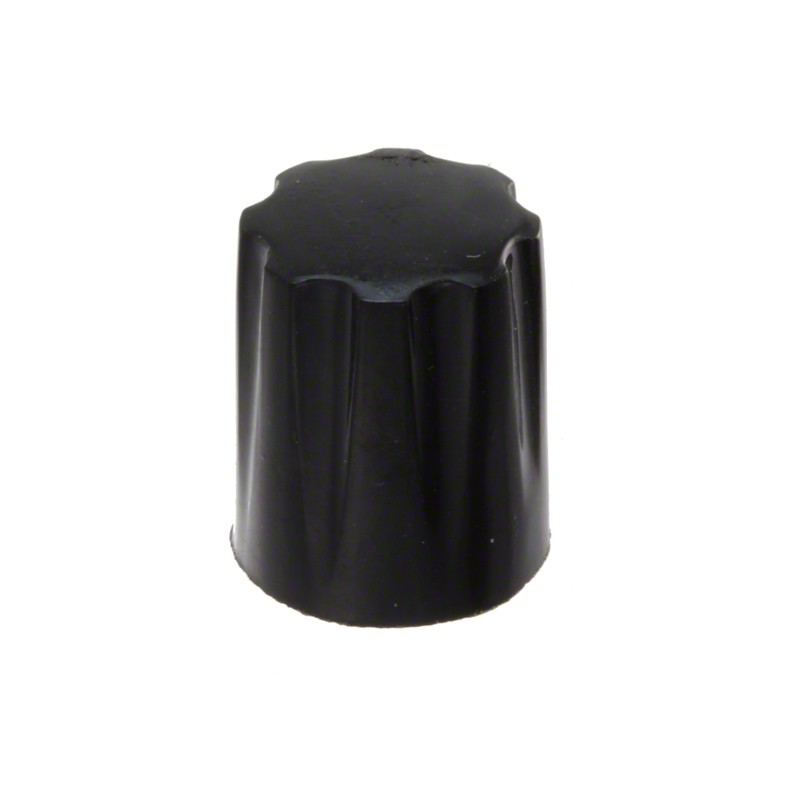 1 pcs : 1900 - KNOB SERRATED 0.250' PHENOLIC