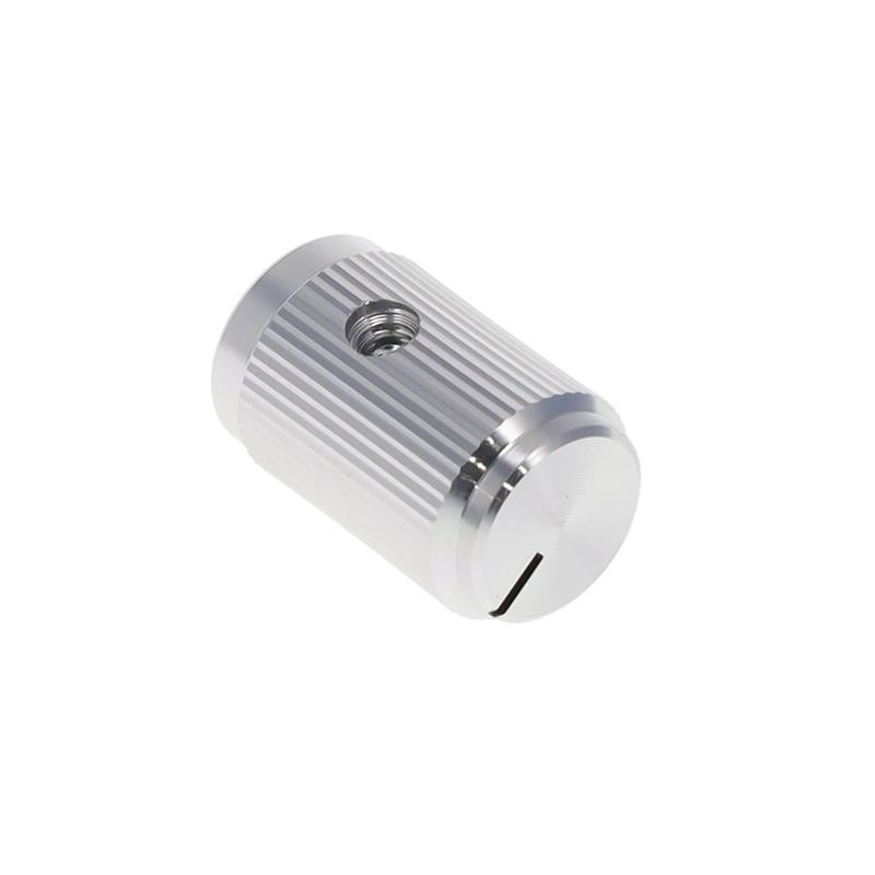 1 pcs : KB500A18AL - KNOB KNURLED 0.125' METAL