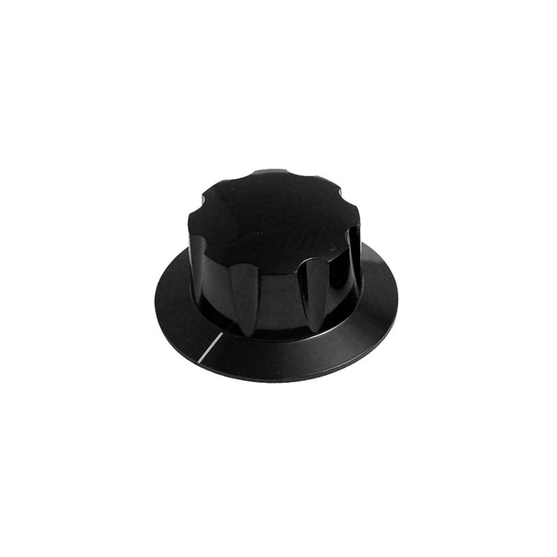 1 pcs : 1940AM - KNOB FLUTED W/SKIRT 0.250' PHEN