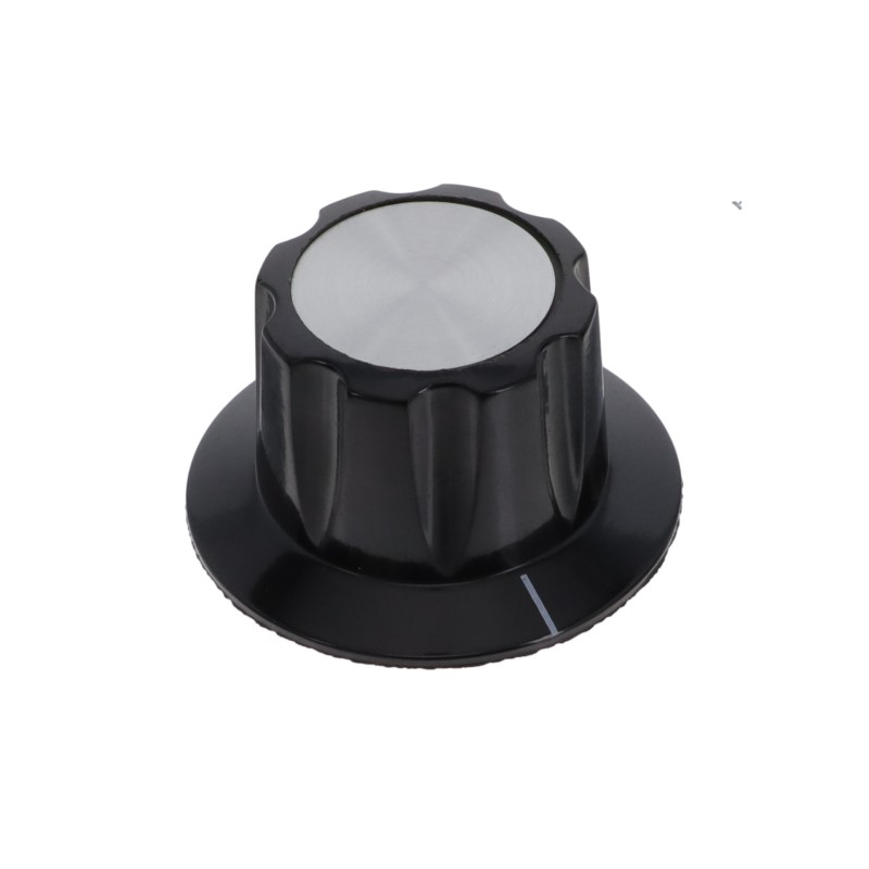 1 pcs : 1930BC - KNOB FLUTED W/SKIRT 0.250' PHEN