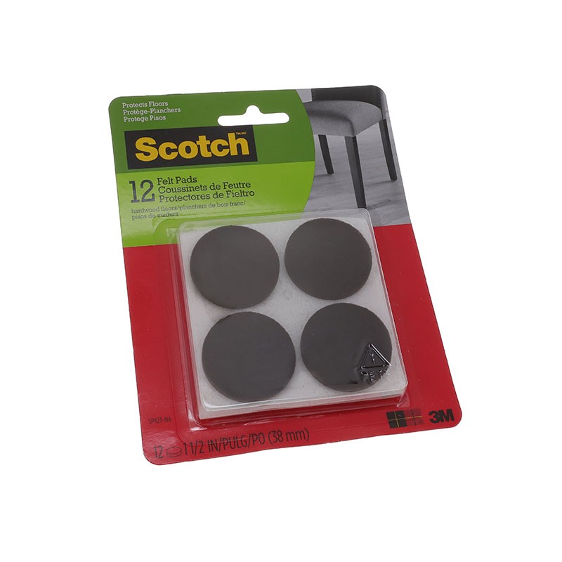 1 pcs : SP823-NA - SCOTCH ROUND FELT PADS SP823-NA,