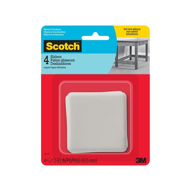 1 pcs : SP651-NA - SCOTCH SLIDERS SP651-NA, ADHESIV