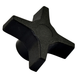 1 pcs : KN6C----4P7B-21 - CLAMPING 4 ARM KNOB 2.500 IN DIA