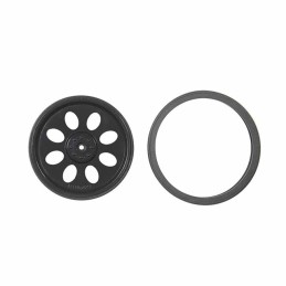 1 pcs : 28115 - ROBOT WHEEL & MOLDED TIRE