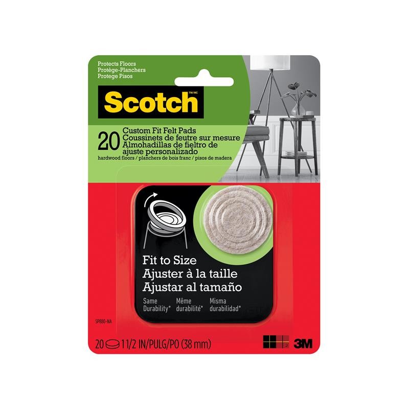 1 pcs : SP880-NA - SCOTCH CUSTOM FIT FELT PADS SP88