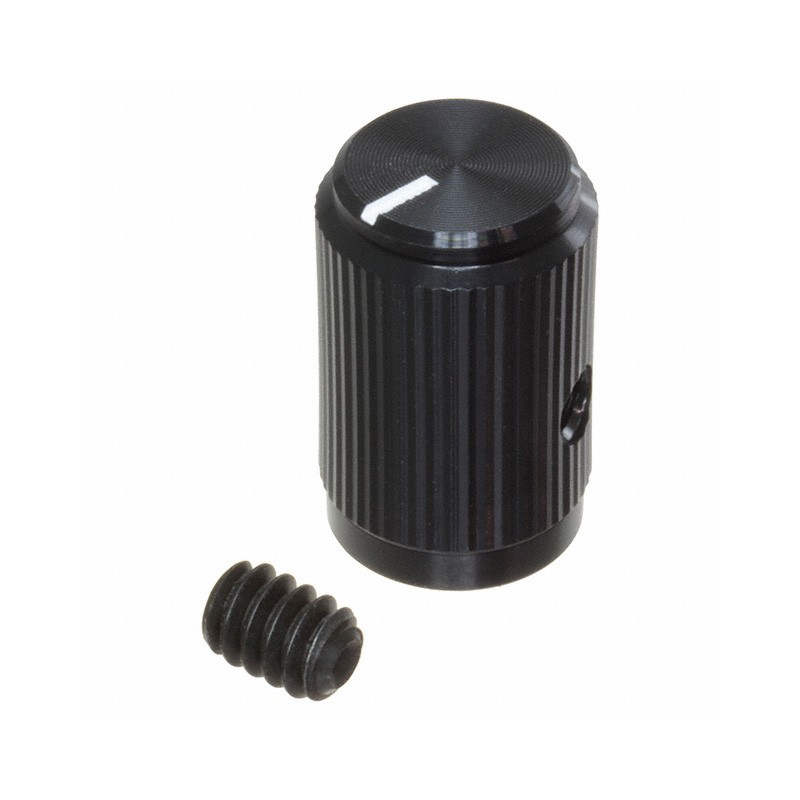 1 pcs : 420041B14 - KNOB KNURLED 0.250' METAL