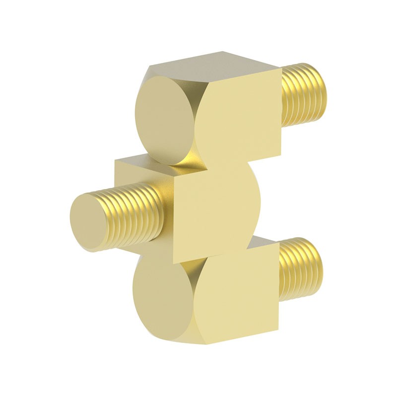 1 pcs : 09130 - SIDE MOUNTED HINGE BRASS NONE FI