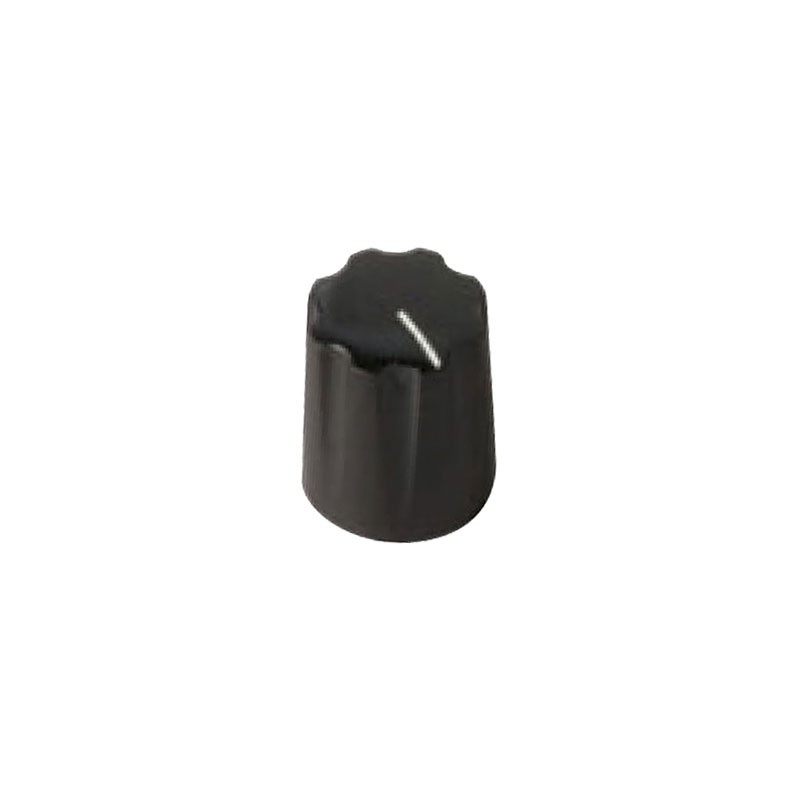1 pcs : 1900-H - KNOB SERRATED 0.250' PHENOLIC