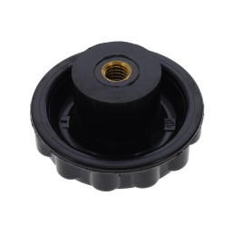 1 pcs : 3015-A - KNOB FLUTED 3/8'-16 PHENOLIC