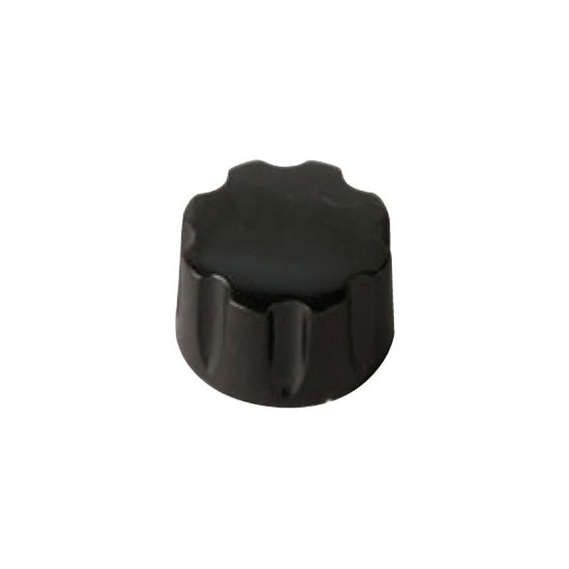 1 pcs : 1914 - KNOB SERRATED 0.250' PHENOLIC