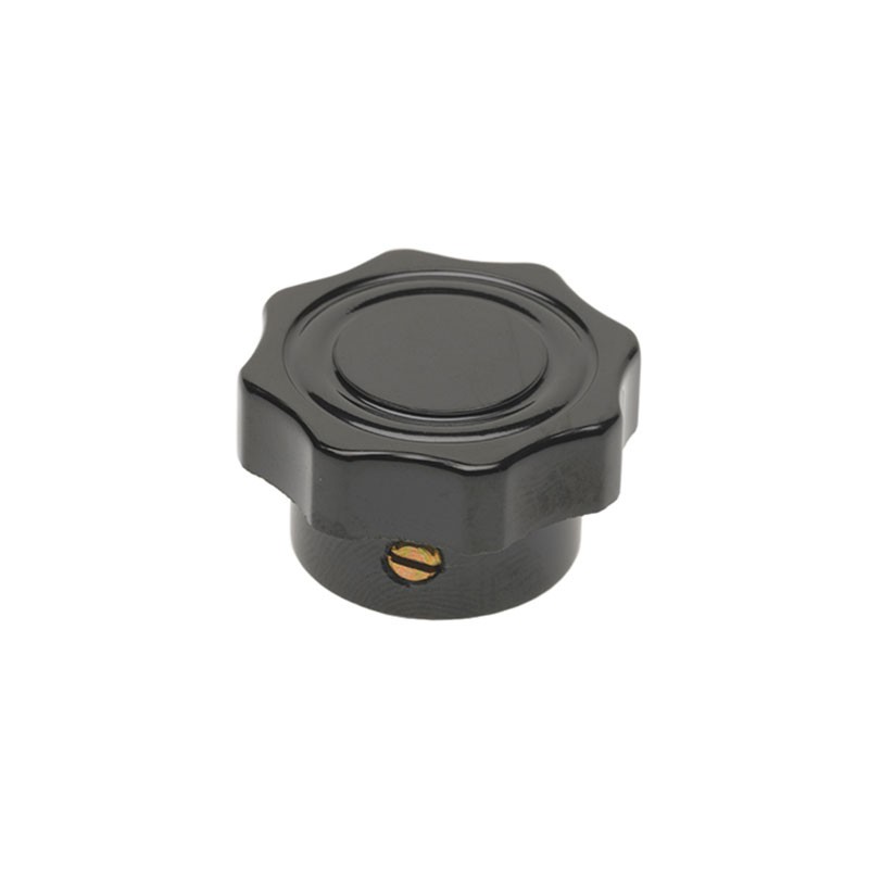 1 pcs : 4100 - KNOB FLUTED 0.250' PLASTIC