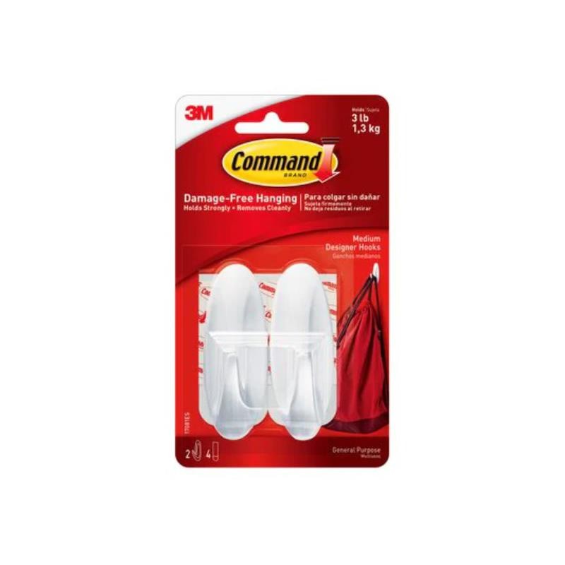 1 pcs : 17081ES - COMMAND MEDIUM DESIGNER HOOKS 17