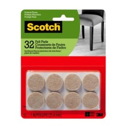 1 pcs : SP802-NA - SCOTCH ROUND FELT PADS SP802-NA,