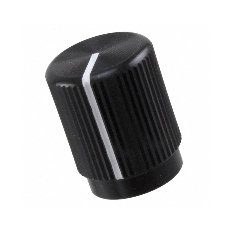 1 pcs : 420061B18 - KNOB KNURLED 0.125' METAL