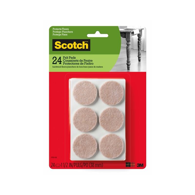 1 pcs : SP804-NA - SCOTCH ROUND FELT PADS SP804-NA,