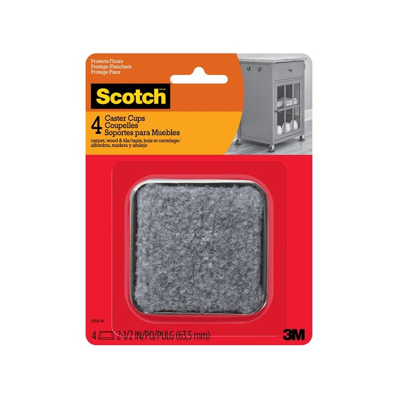 1 pcs : SP906-NA - SCOTCH CASTER CUPS SP906-NA, SQU