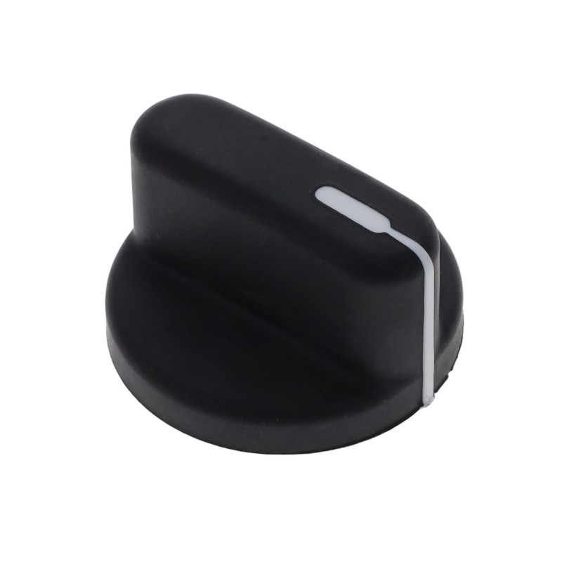1 pcs : 1506-E - KNOB SMOOTH SKIRT 0.253' POLYPRO