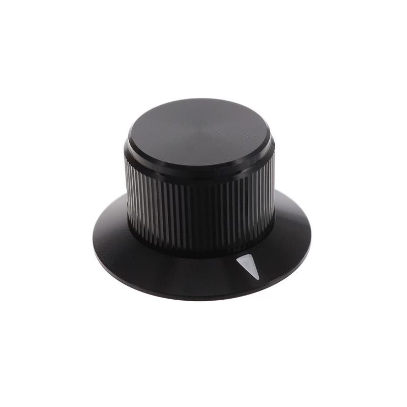 1 pcs : KNS701B14 - KNOB KNURLED W/SKRT 0.250' METAL