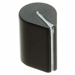 1 pcs : 11K5017-JCAB - KNOB SMOOTH 0.125' PLASTIC