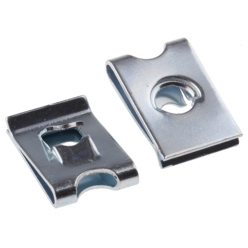 1 Bag of 100 - RS PRO Steel No. 8 Captive Nut