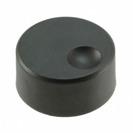 1 pcs : 11K5013-KCNB - KNOB SMOOTH 0.250' PLASTIC