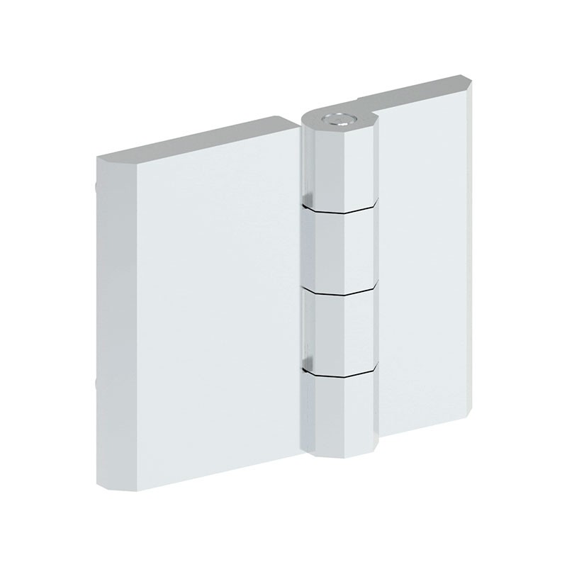 1 pcs : 099118 - LEAF HINGE 50X63 ZAMAK CHROME FI