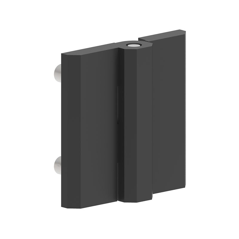1 pcs : 199201 - LEAF HINGE 50X50 POLYMER BLACK F