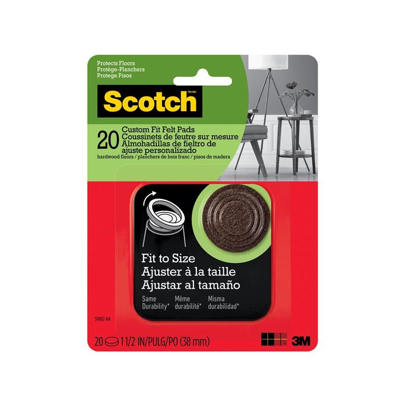 1 pcs : SP882-NA - SCOTCH CUSTOM FIT FELT PADS SP88