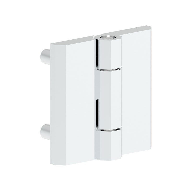 1 pcs : 299111 - LEAF HINGE 40X40 ZAMAK CHROME FI