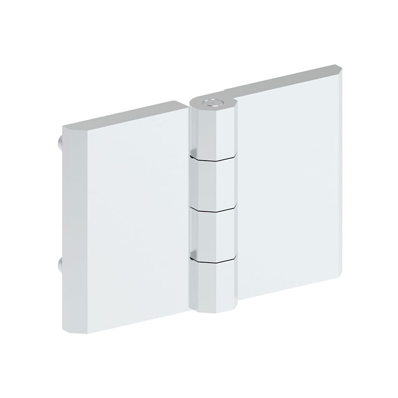 1 pcs : 099119 - LEAF HINGE 50X76 ZAMAK CHROME FI