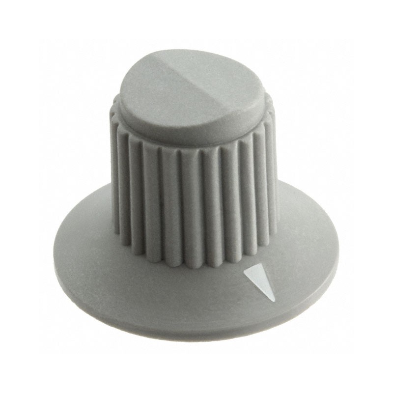 1 pcs : 11K5015-KCNG - KNOB KNURLED W/SKRT 0.250' PLAST