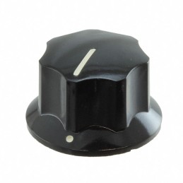 1 pcs : P0700-7 - KNOB FLUTED W/SKIRT 0.250'