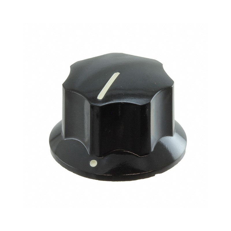 1 pcs : P0700-7 - KNOB FLUTED W/SKIRT 0.250'