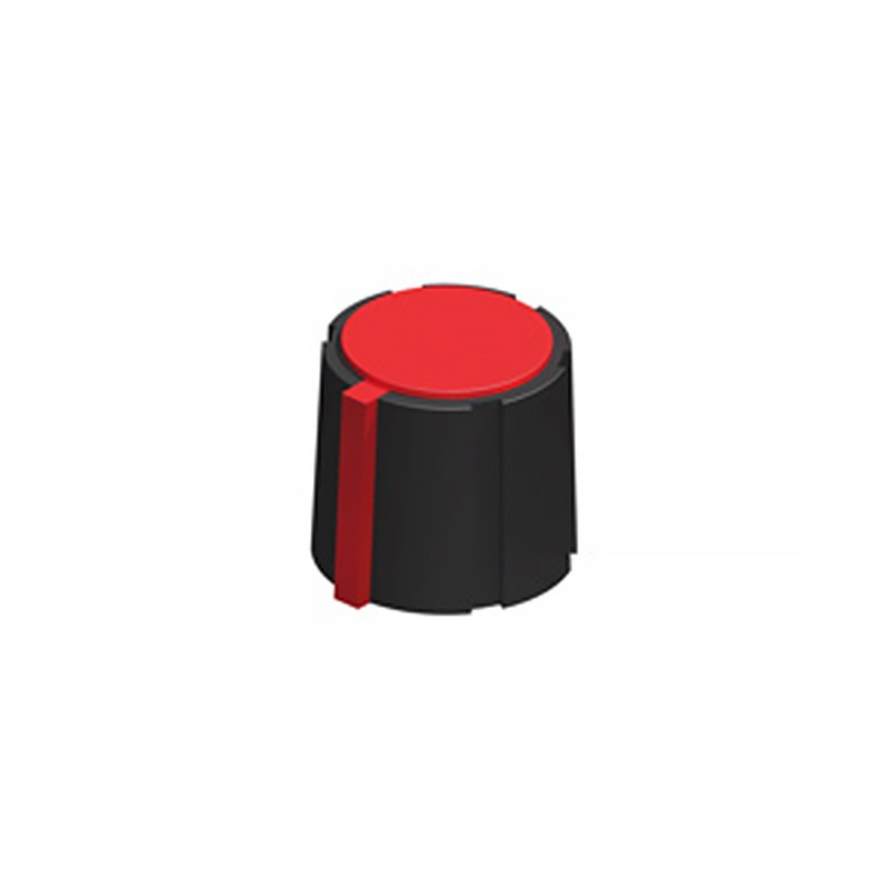1 pcs : 8571 - KNOB SERRATED 0.253' POLYPRO