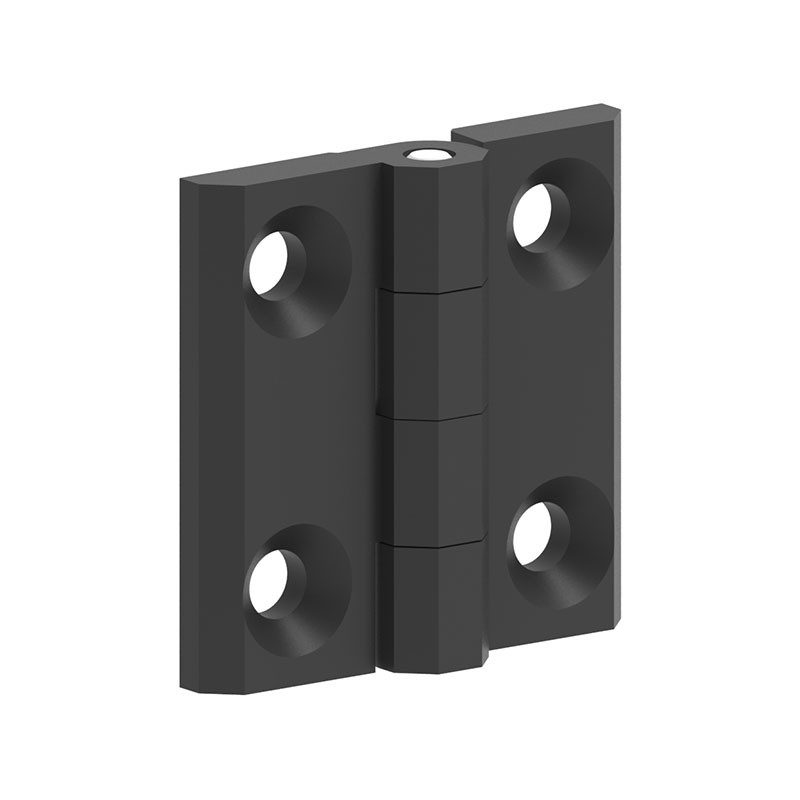 1 pcs : 299203 - LEAF HINGE 40X40 POLYMER BLACK F
