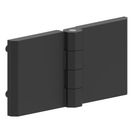 1 pcs : 399123 - LEAF HINGE 60X120 ZAMAK BLACK PO