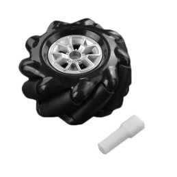 1 pcs : FIT0766 - BLACK MECANUM WHEEL WITH MOTOR S