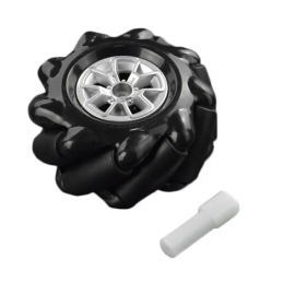 1 pcs : FIT0765 - BLACK MECANUM WHEEL WITH MOTOR S