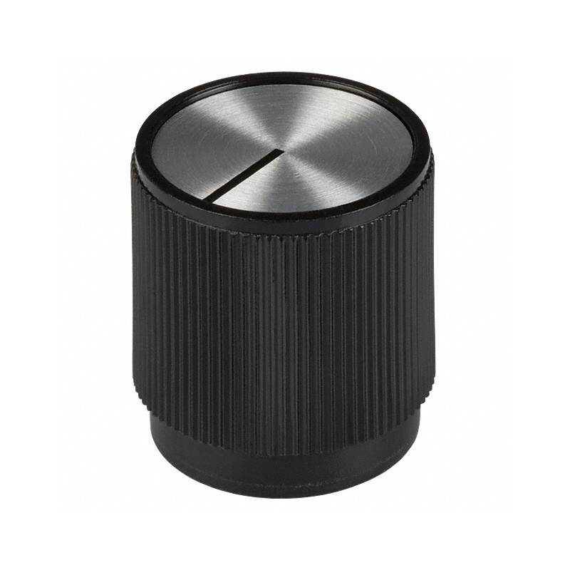1 pcs : 8556 - KNOB KNURLED 0.250' PLAST