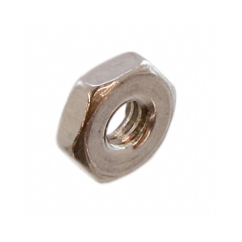 100 pcs : HNSS256 - HEX NUT 3/16' STN STEEL 2-56