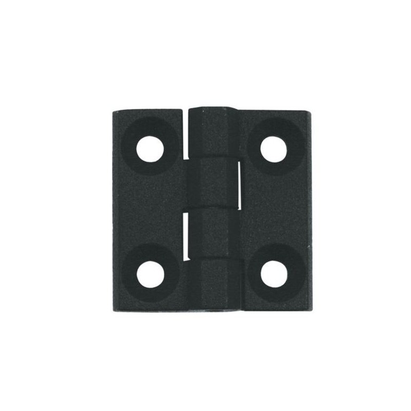 1 pcs : 0991210 - LEAF HINGE 50X76 ZAMAK BLACK POW