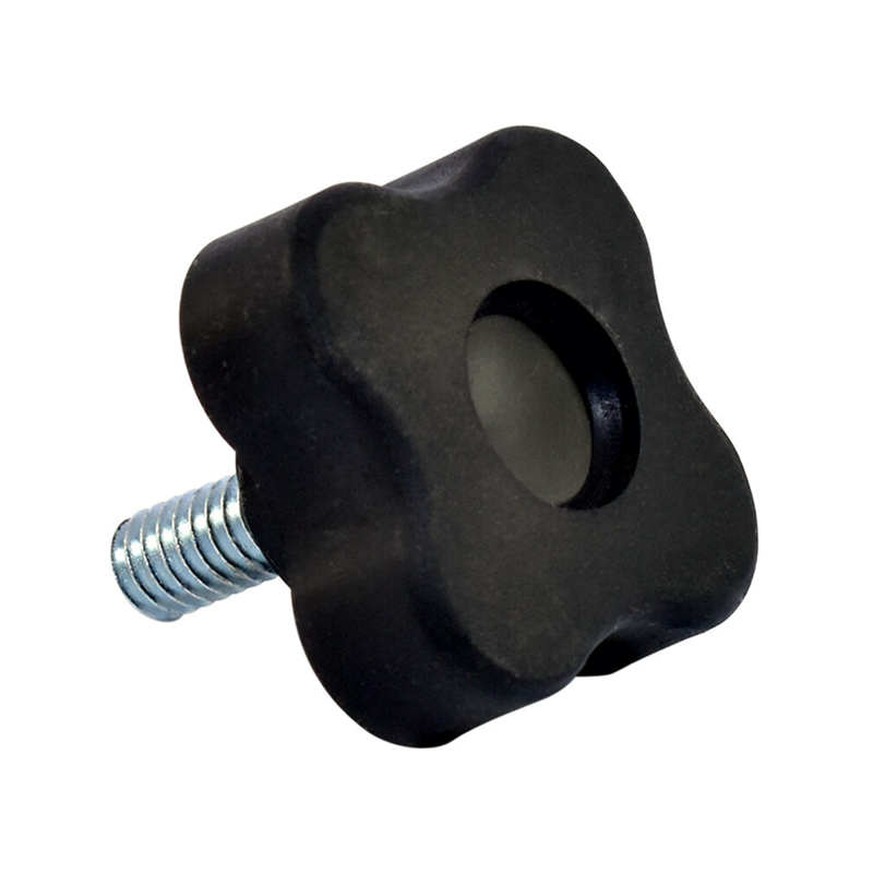 1 pcs : KN5C07504S4-S21 - CLAMPING 4 ARM KNOB 1.730 IN DIA