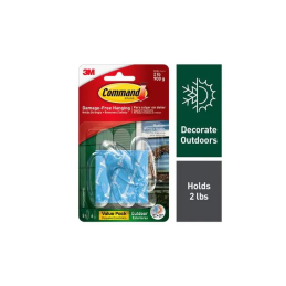 1 pcs : 17091CLRAWVPES - COMMAND OUTDOOR MEDIUM CLEAR