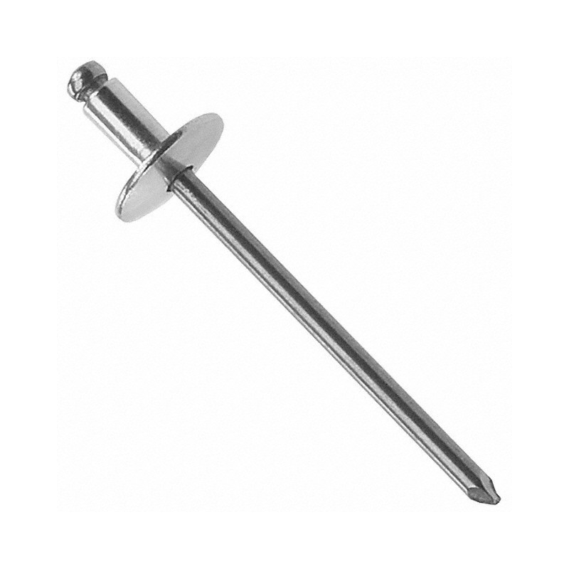 100 pcs : SBL4-2 - RIVET BLIND 0.275' STEEL NATURAL