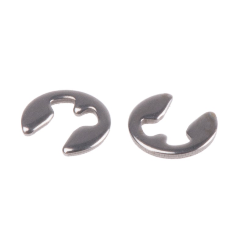 1 Bag of 100 - Stainless Steel E Type Circlip, 1.5mm Shaft Diameter
