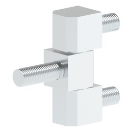 1 pcs : 79363 - SIDE MOUNTED HINGE STEEL ZN FINI